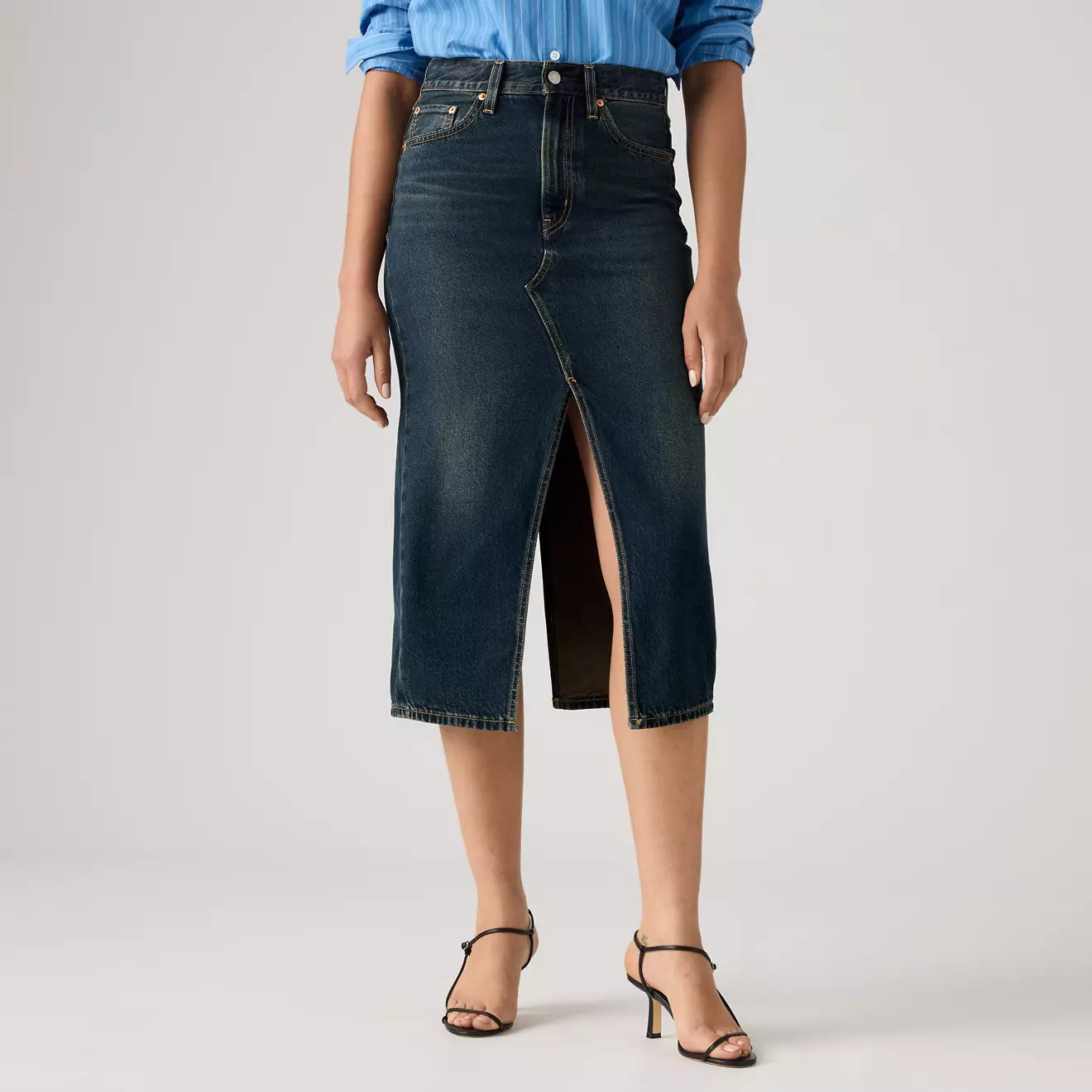 Levi's® 開叉中長裙 | 女裝