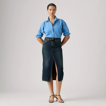 Levi's® 開叉中長裙 | 女裝
