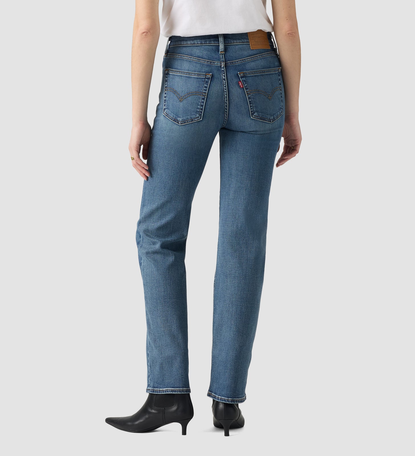 levi's® 723 high-rise straight 高腰直腳牛仔褲 | 女裝   008SY00102430 Medium Indigo – Levi's 香港