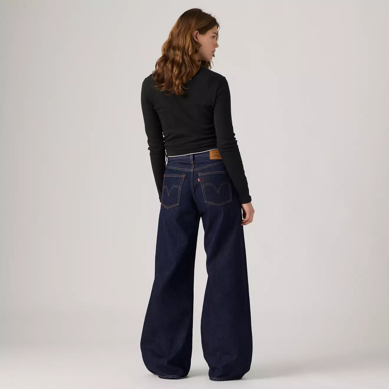 levi's® teardrop 闊腳牛仔褲 | 女裝 0098S00012430 Dark Indigo – Levi's 香港