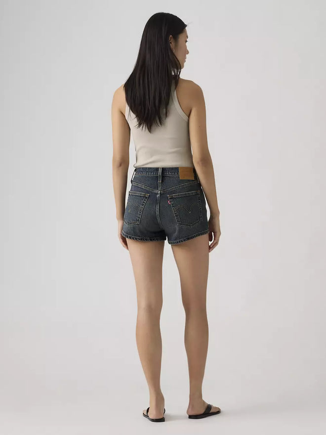 levi's® 501® original 高腰牛仔短褲 | 女裝 56327055024- Dark Indigo  – Levi's 香港