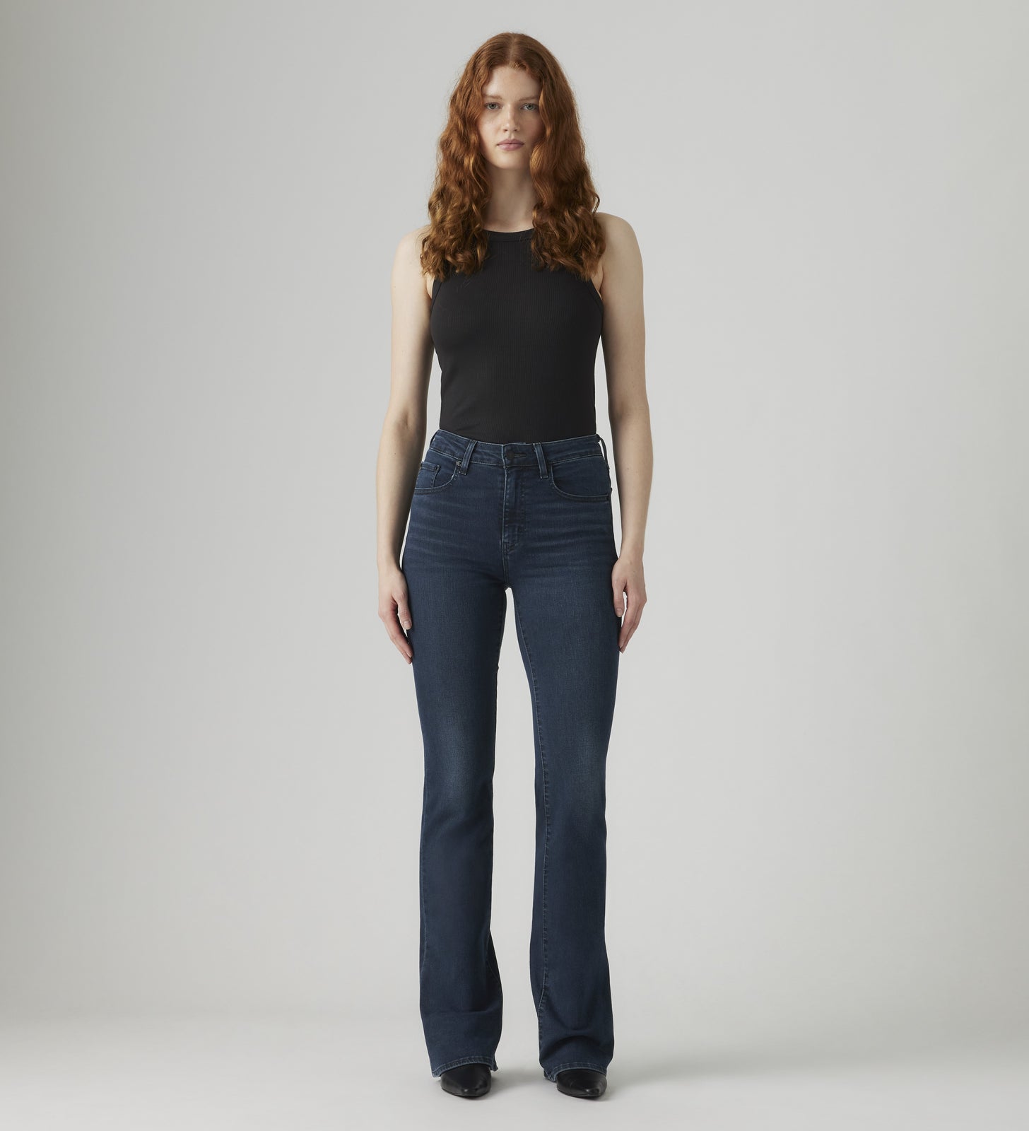 levi's® women's 726 high-rise flare jeans A341001202530 Medium Indigo – Levi's Hong Kong