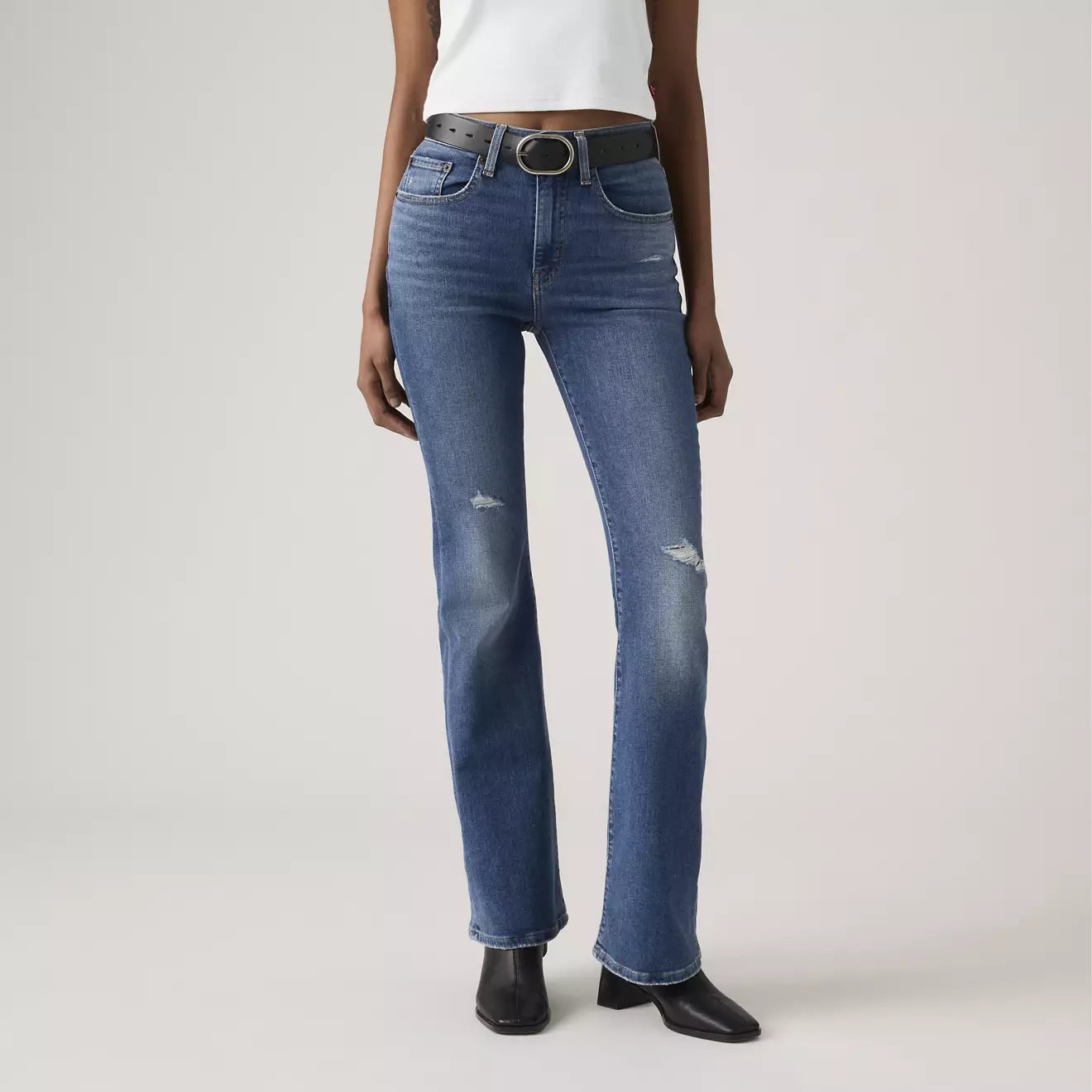 levi's® 726™ 高腰喇叭牛仔褲 | 女裝 A341001632530 Medium Indigo – Levi's 香港