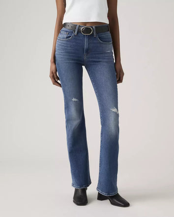 levi's® 726™ 高腰喇叭牛仔褲 | 女裝 A341001632530 Medium Indigo  – Levi's 香港