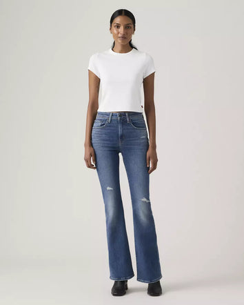 levi's® 726™ 高腰喇叭牛仔褲 | 女裝 A341001632530 Medium Indigo  – Levi's 香港