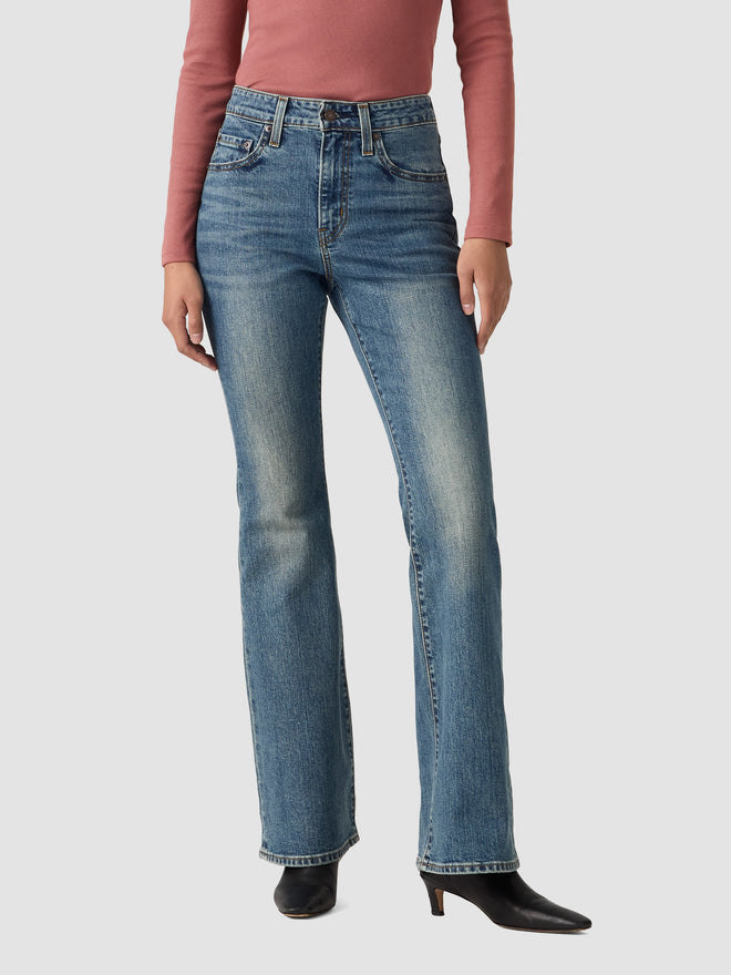 levi's® women's 726 high-rise flare jeans A341001682528 Medium Indigo  – Levi's Hong Kong