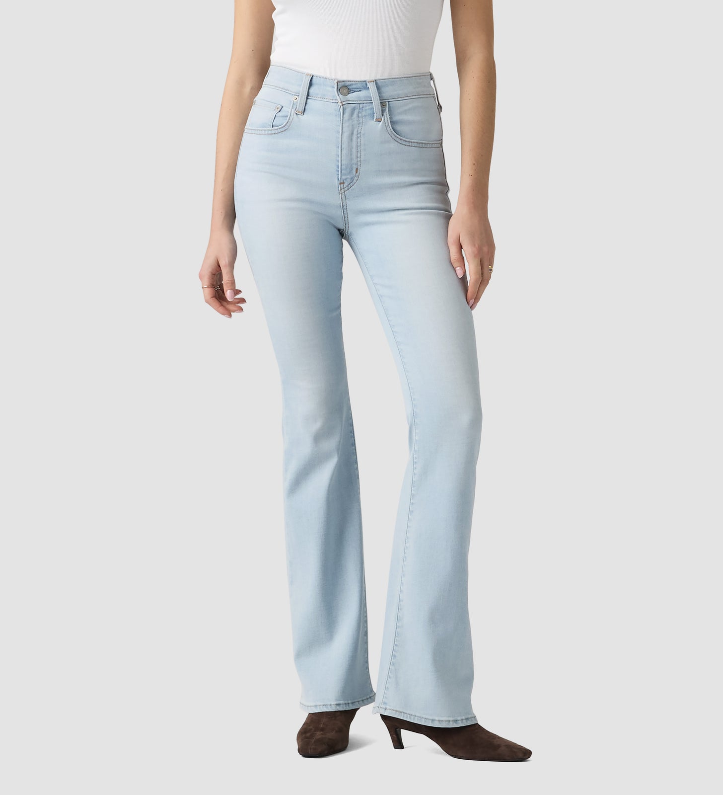 levi's® 726 high-rise flare 高腰喇叭牛仔褲 | 女裝   A341002042428 Light Indigo – Levi's 香港