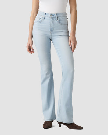 levi's® 726 high-rise flare 高腰喇叭牛仔褲 | 女裝   A341002042428 Light Indigo  – Levi's 香港