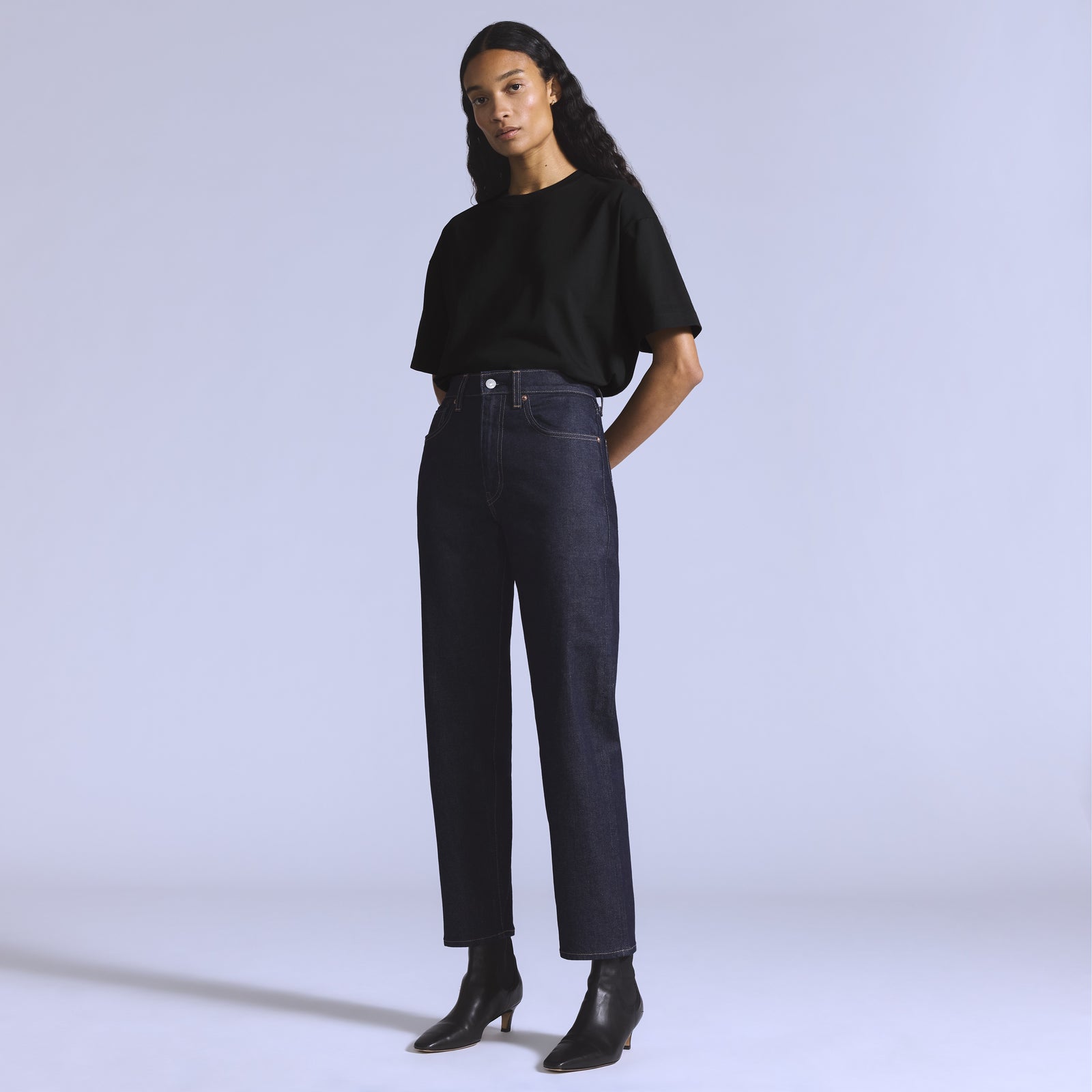 levi’s® blue tab™ women’s column jeans A588800092430 Dark Indigo – Levi's Hong Kong