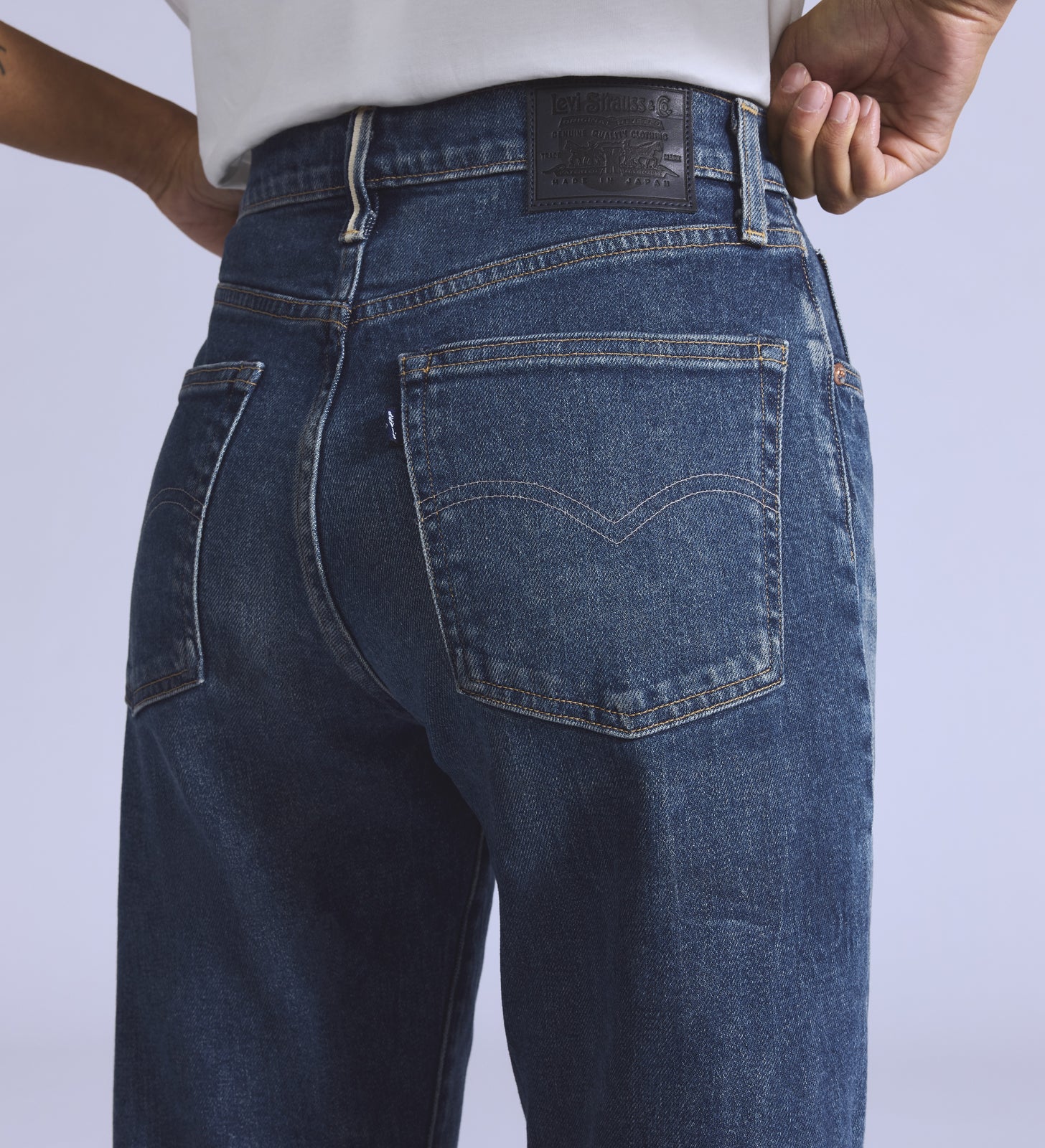 levi's® blue tab™ women's column cut jeans A588800112430 Indigo – Levi's Hong Kong