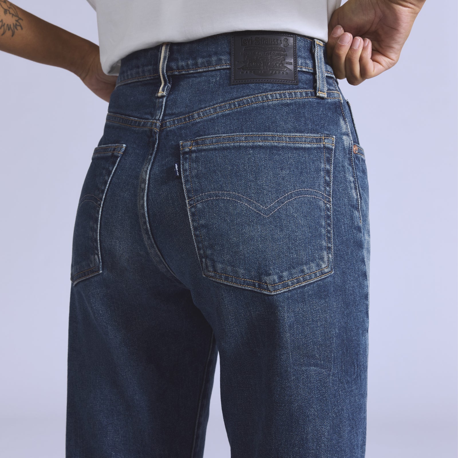 levi’s® blue tab™ column cut 牛仔褲 |女裝  A588800112430 Indigo – Levi's 香港