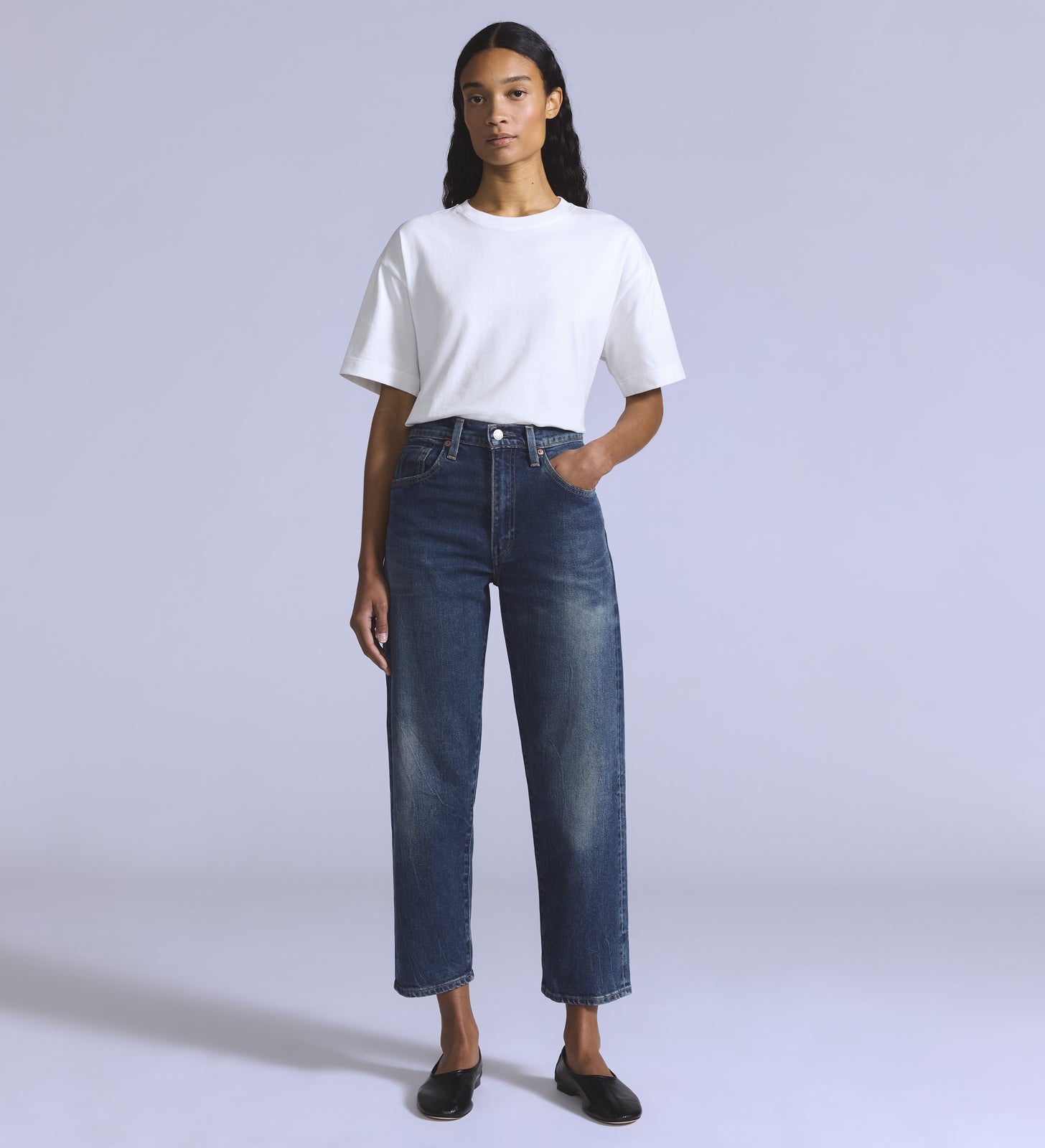 levi's® blue tab™ women's column cut jeans A588800112430 Indigo – Levi's Hong Kong