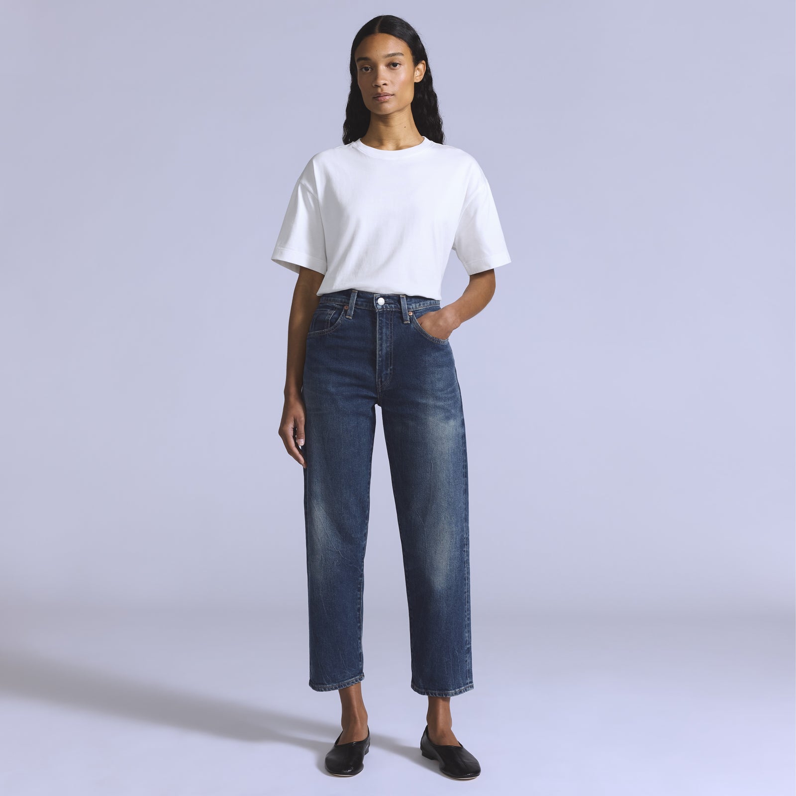 levi’s® blue tab™ column cut 牛仔褲 |女裝  A588800112430 Indigo – Levi's 香港