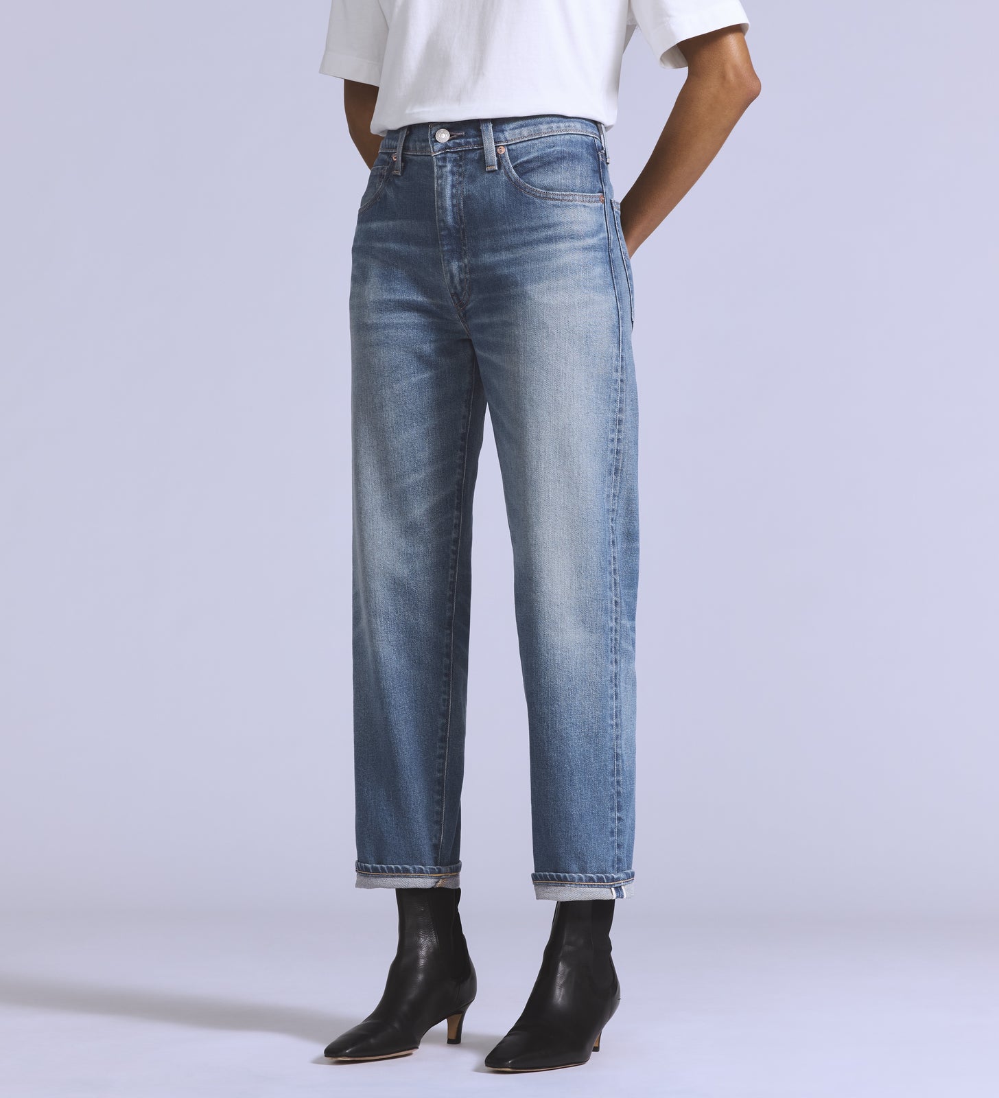 levi’s® blue tab™ women’s column jeans A588800122530 Medium Indigo – Levi's Hong Kong