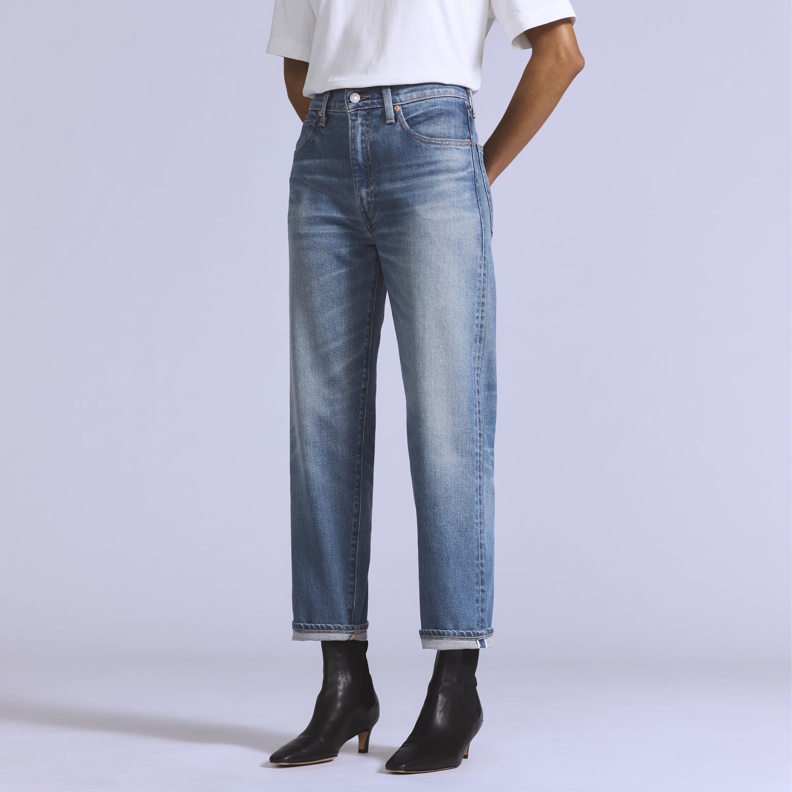 levi’s® blue tab™ women’s column jeans A588800122430 Medium Indigo – Levi's Hong Kong