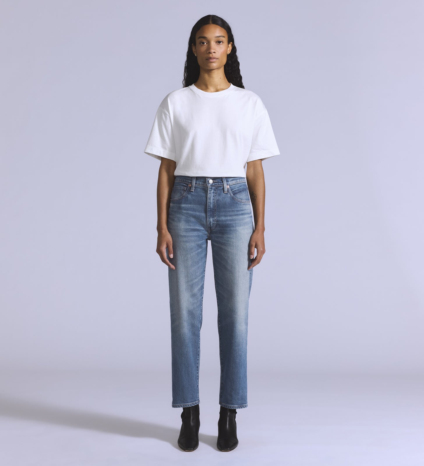 levi’s® blue tab™ women’s column jeans A588800122530 Medium Indigo – Levi's Hong Kong
