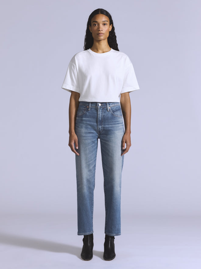 levi’s® blue tab™ women’s column jeans A588800122430 Medium Indigo  – Levi's Hong Kong
