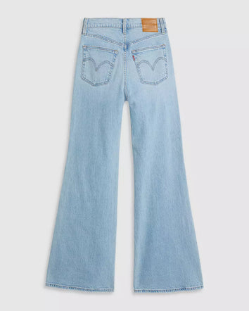 levi's® ribcage 高腰喇叭牛仔褲 | 女裝 A750300212430 Light Indigo  – Levi's 香港