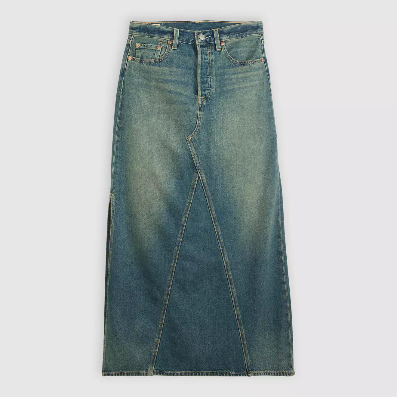 levi's® icon 半身裙 | 女裝 A8727001424- Medium Indigo – Levi's 香港