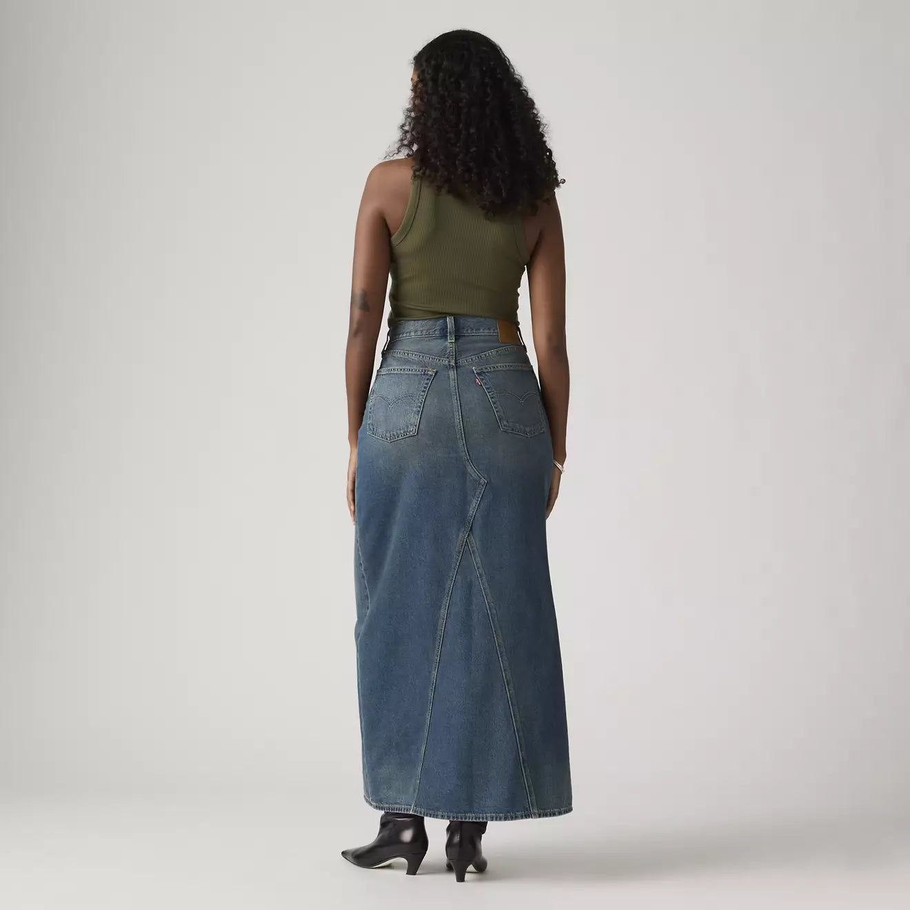 levi's® icon 半身裙 | 女裝 A8727001424- Medium Indigo – Levi's 香港