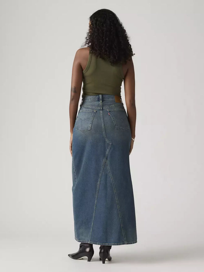 levi's® icon 半身裙 | 女裝 A8727001424- Medium Indigo  – Levi's 香港