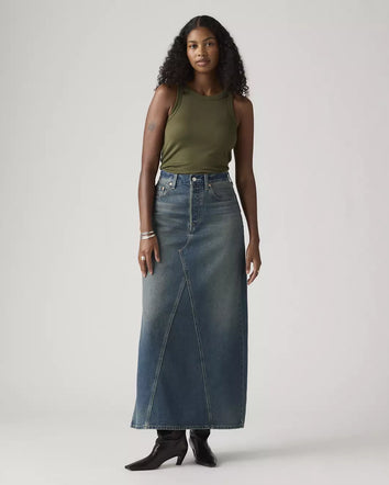 levi's® icon 半身裙 | 女裝 A8727001424- Medium Indigo  – Levi's 香港