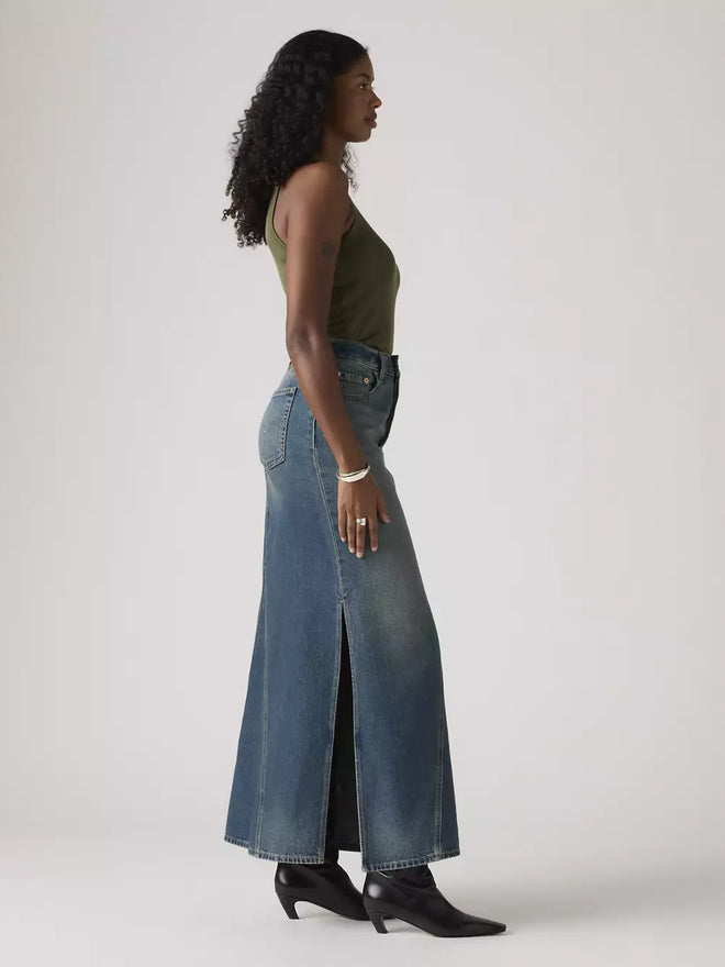 levi's® icon 半身裙 | 女裝 A8727001424- Medium Indigo  – Levi's 香港