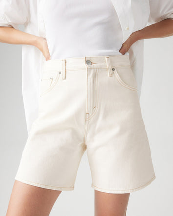 levi's® 高腰 baggy 寬鬆短褲|女裝 A9311000724- Neutrals  – Levi's 香港