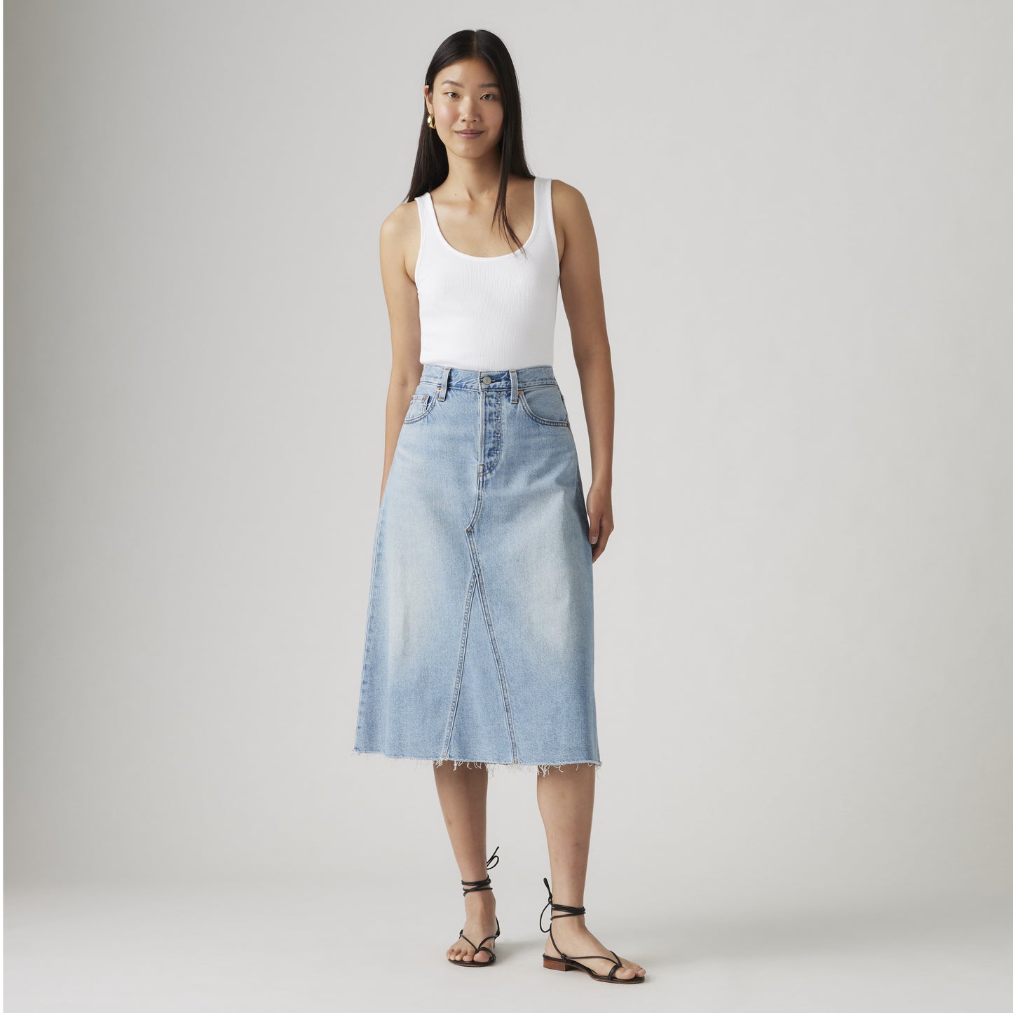 Levi's® 高腰A字裙| 女裝