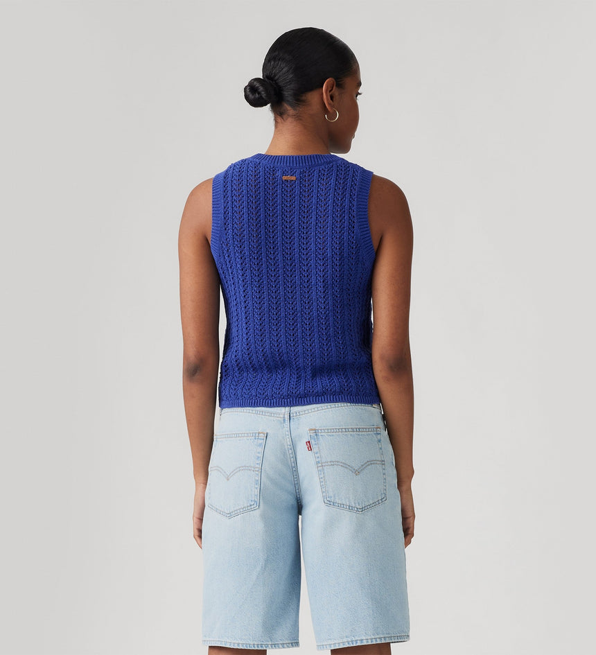 levi's® women's sunrise crochet tank 0012Z0001XS- Blues – Levi's Hong Kong