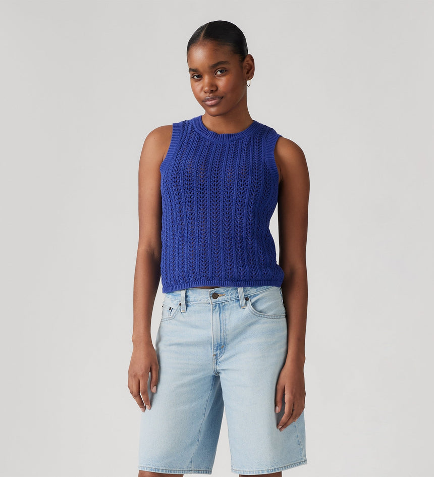 levi's® women's sunrise crochet tank 0012Z0001XS- Blues – Levi's Hong Kong