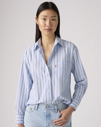levi's® women's harlie boyfriend shirt 001HM0012XS- Multicolor  – Levi's Hong Kong