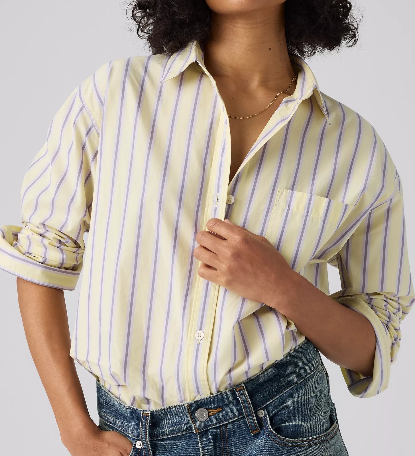 levi's® women's harlie boyfriend shirt 001HM0027XS- Multicolor – Levi's Hong Kong