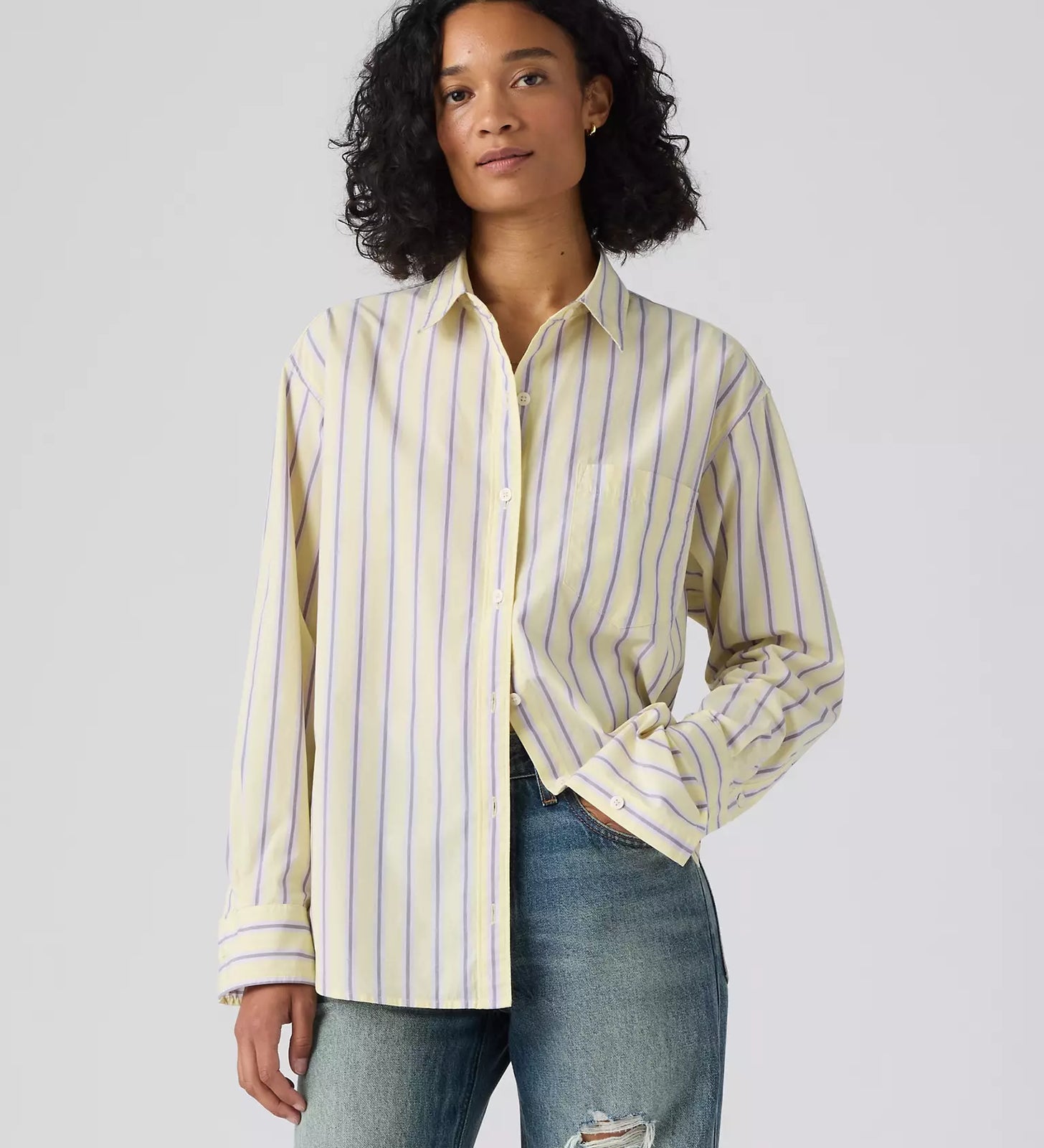 levi's® women's harlie boyfriend shirt 001HM0027XS- Multicolor – Levi's Hong Kong