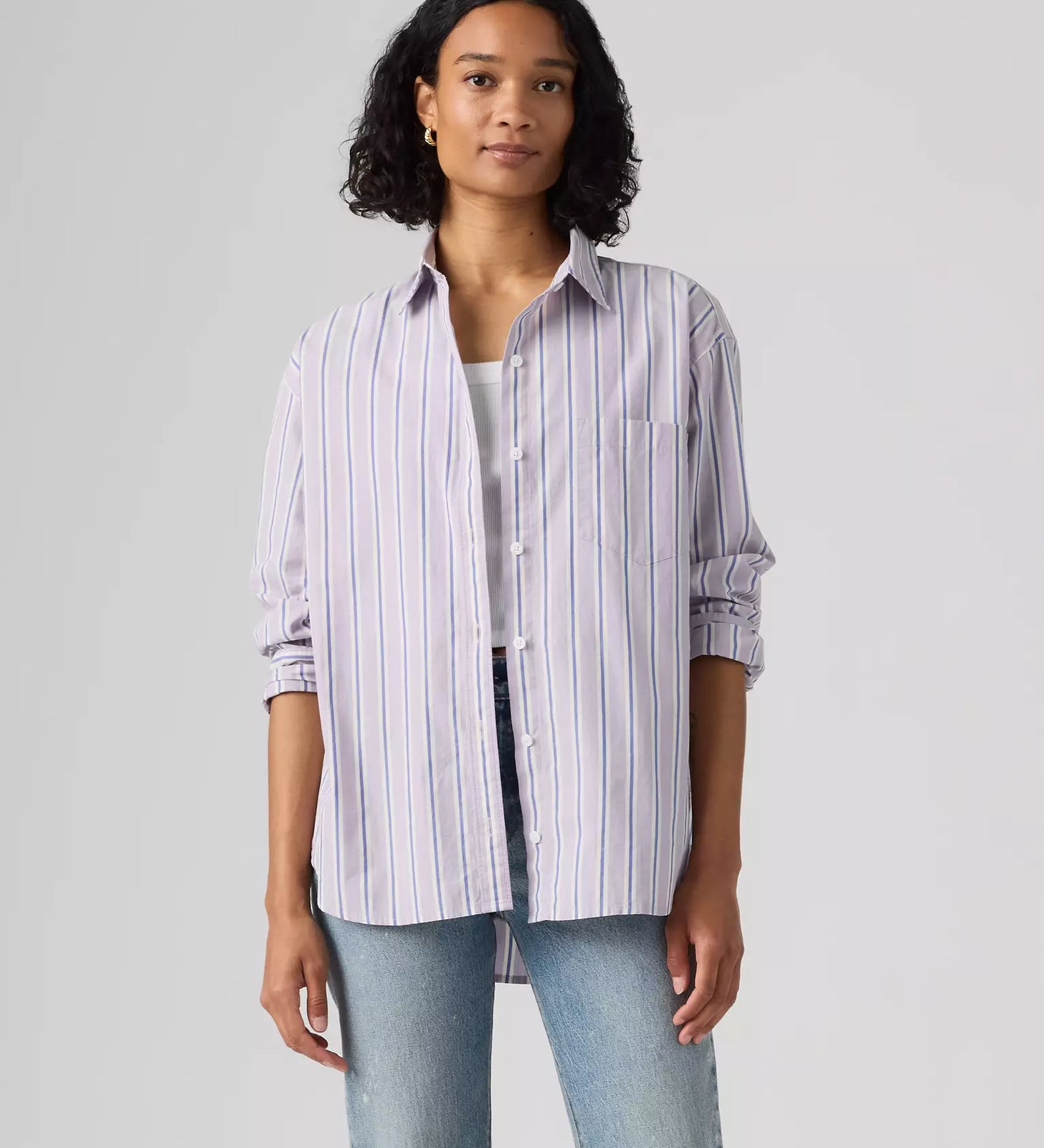 levi's® women's harlie boyfriend shirt 001HM0028XS- Multicolor – Levi's Hong Kong
