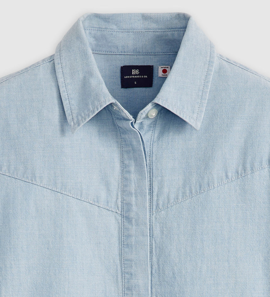 levi's® blue tab™ women's club shirt 001LP0000XS- Medium Indigo – Levi's Hong Kong