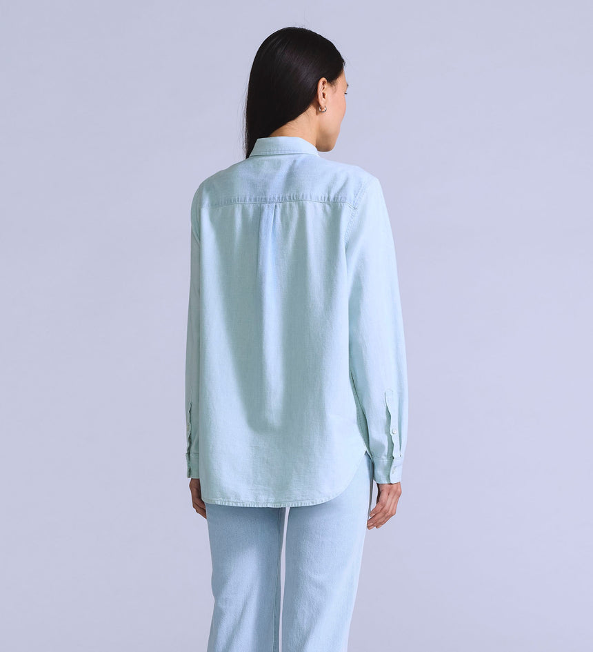levi's® blue tab™ women's club shirt 001LP0000XS- Medium Indigo – Levi's Hong Kong