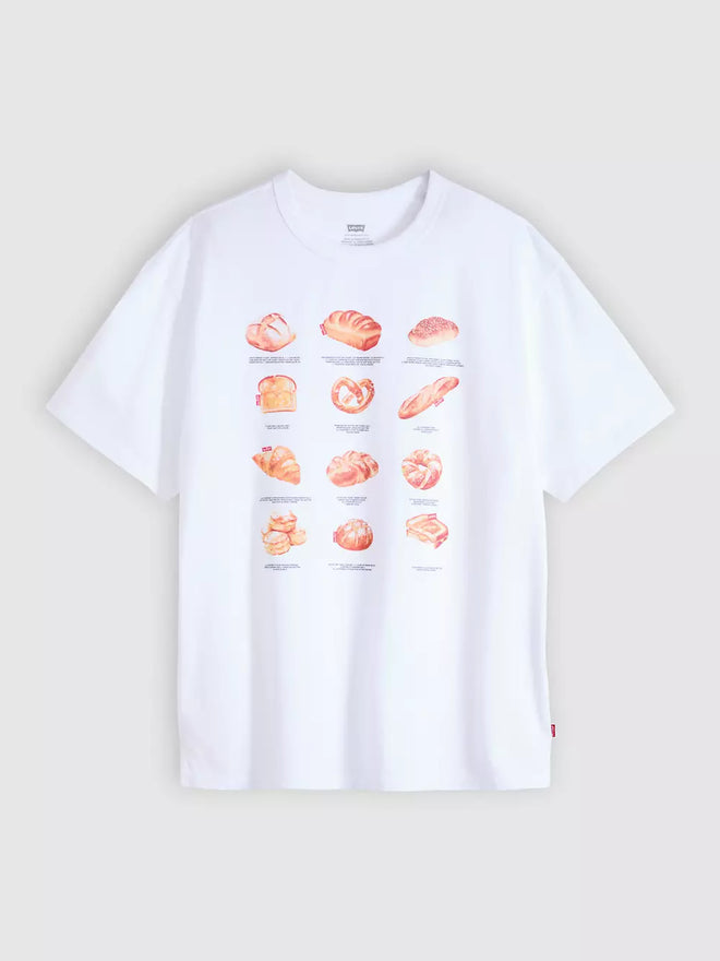 levi's® graphic tabor 圖案 t恤 | 女裝   001MX0018XXS- White  – Levi's 香港