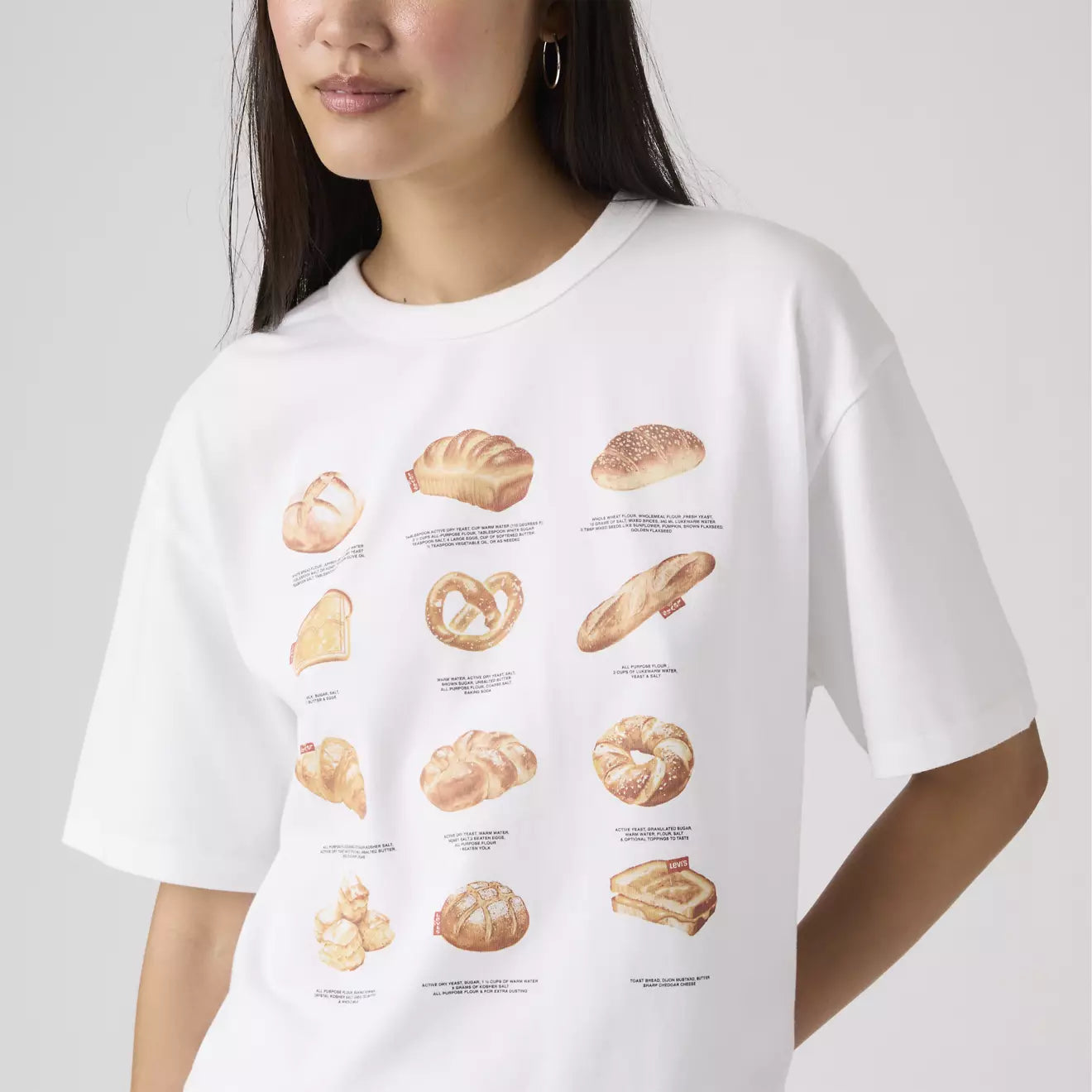 levi's® women's graphic tabor t-shirt 001MX0018XXS- White – Levi's Hong Kong