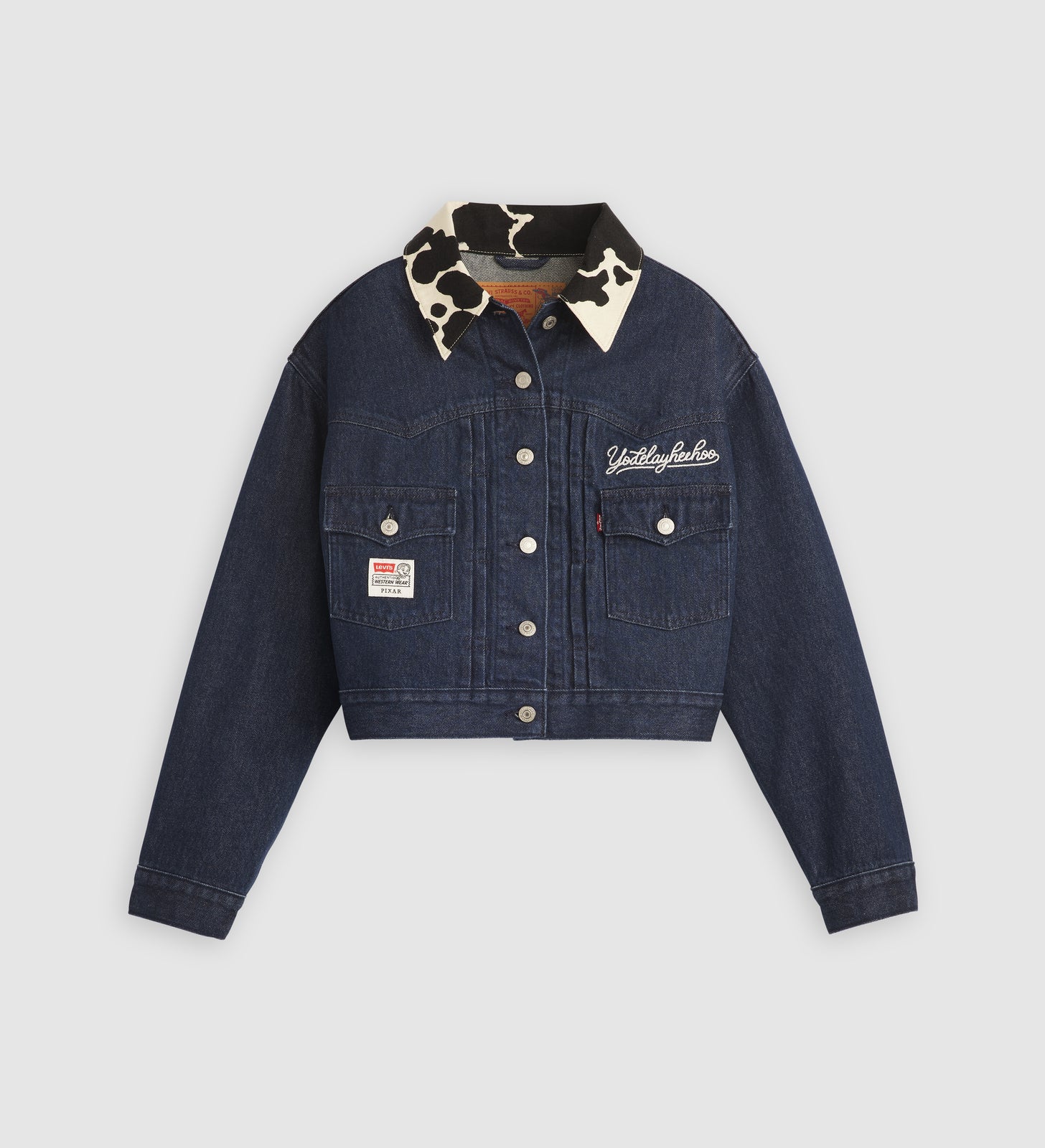 levi's® x toy story 女士 type ii trucker 牛仔外套 | 女裝 0034C0000XS- Dark Indigo – Levi's 香港