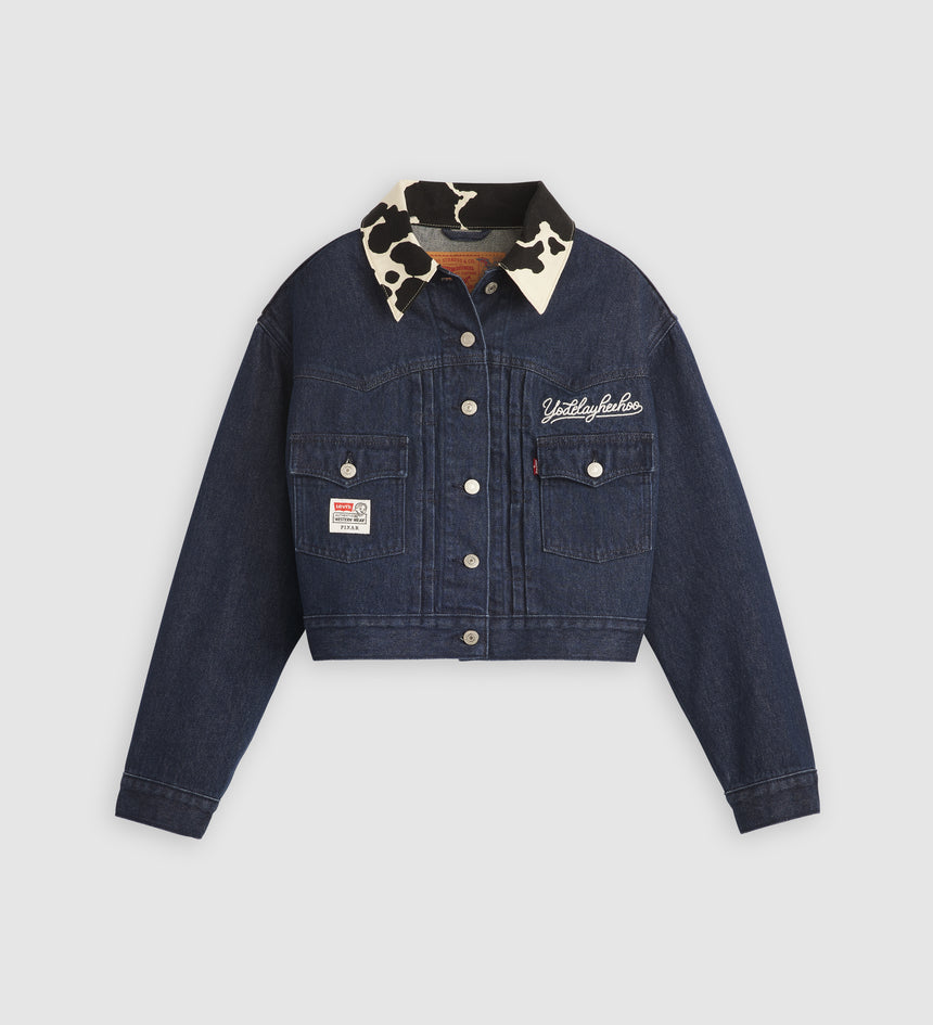 levi's® x toy story women's type ii trucker jacket 0034C0000XS- Dark Indigo – Levi's Hong Kong
