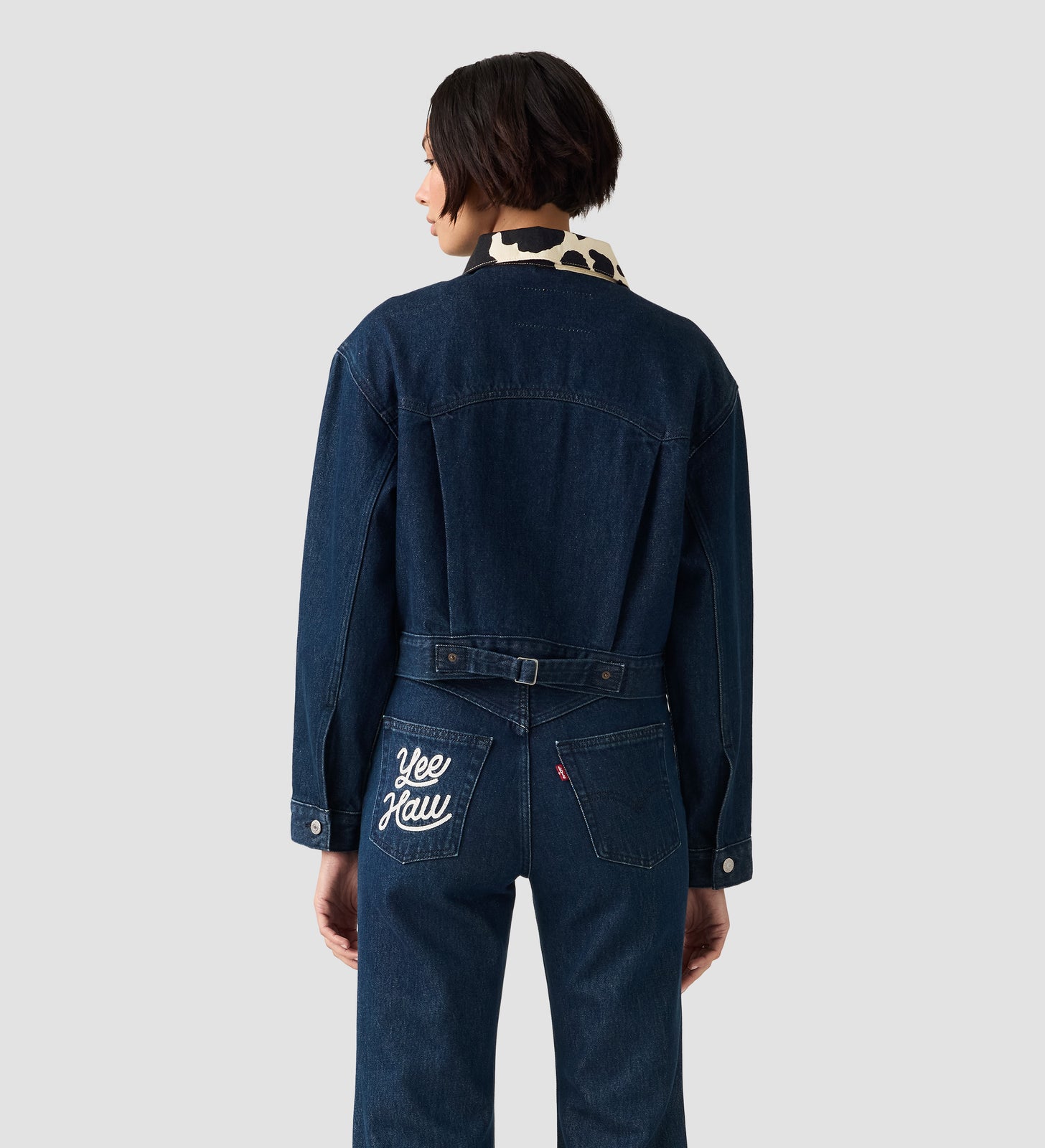 levi's® x toy story 女士 type ii trucker 牛仔外套 | 女裝 0034C0000XS- Dark Indigo – Levi's 香港