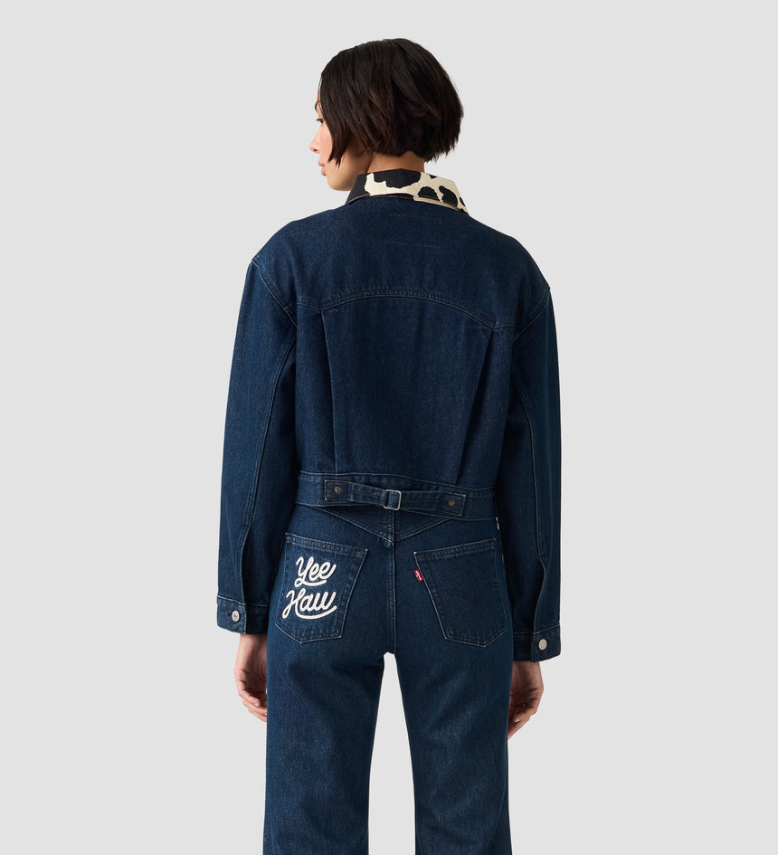 levi's® x toy story women's type ii trucker jacket 0034C0000XS- Dark Indigo – Levi's Hong Kong