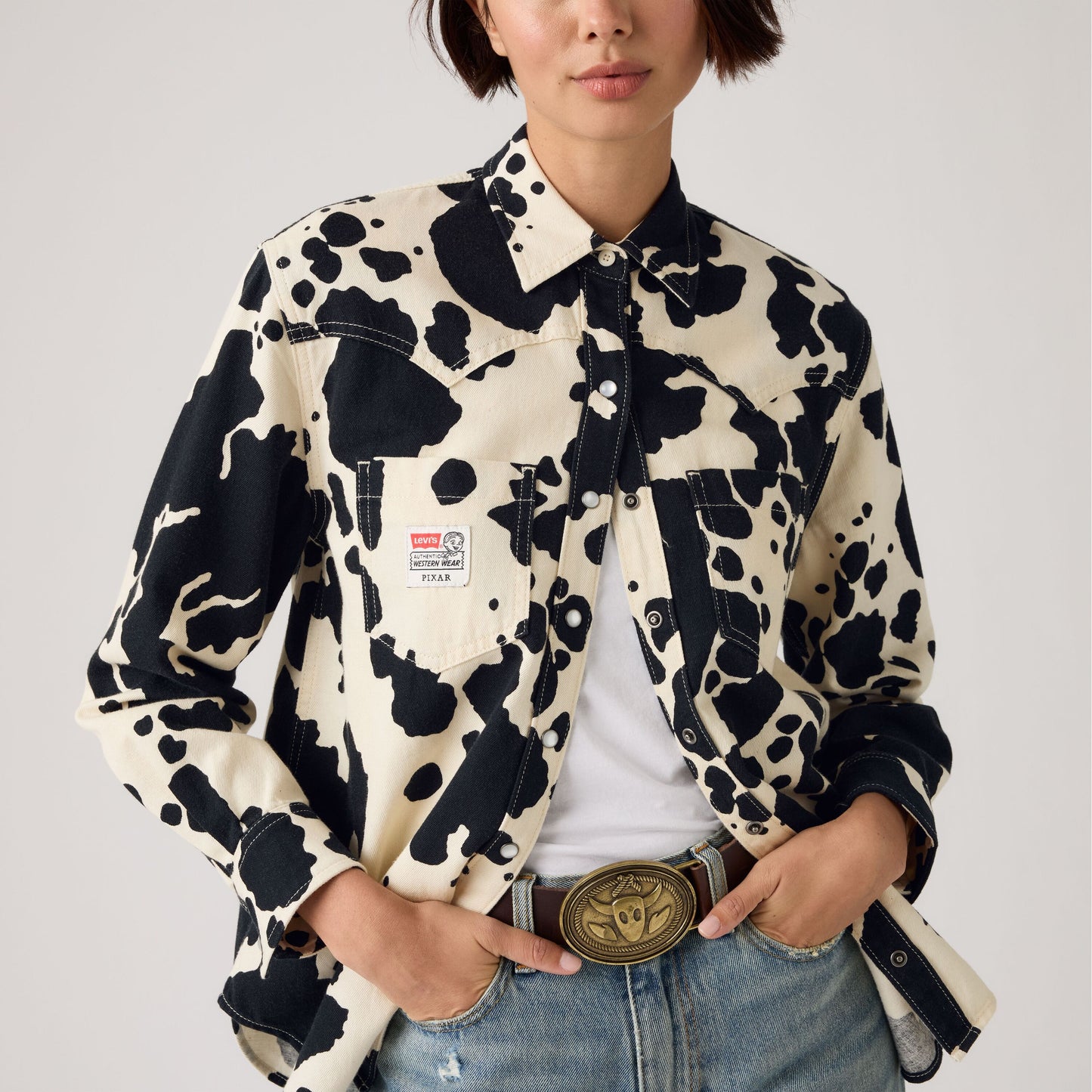Levi's® x Toy Story 女士西部圖案恤衫 | 女裝