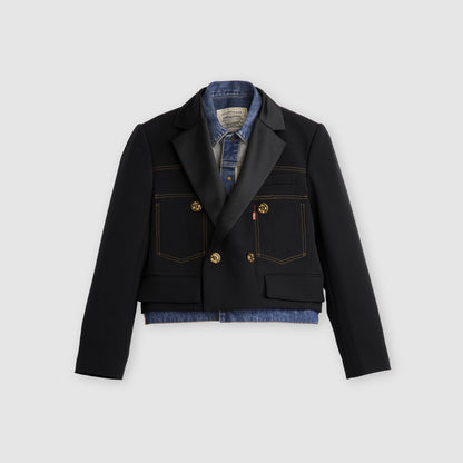 Levi’s® x sacai women’s denim x metelasse twill jacket