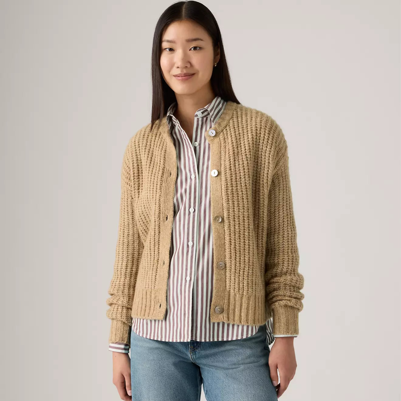 levi's® women's luna shell button cardigan 0038F0002XS- Multicolor – Levi's Hong Kong