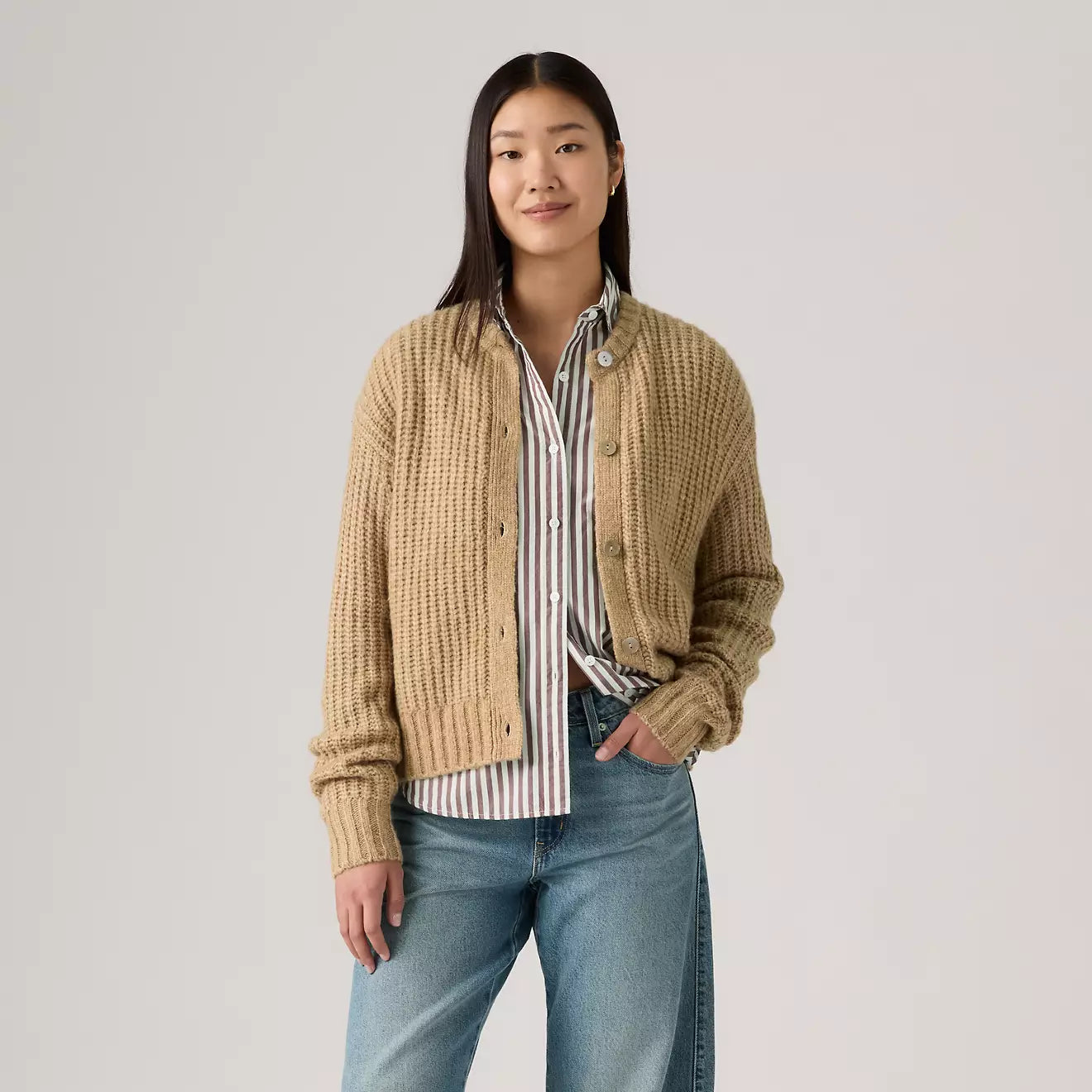 levi's® women's luna shell button cardigan 0038F0002XS- Multicolor – Levi's Hong Kong
