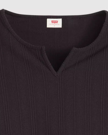 levi's® dry goods supersoft 超柔軟長袖 t恤 | 女裝   003Q10001S- Black  – Levi's 香港