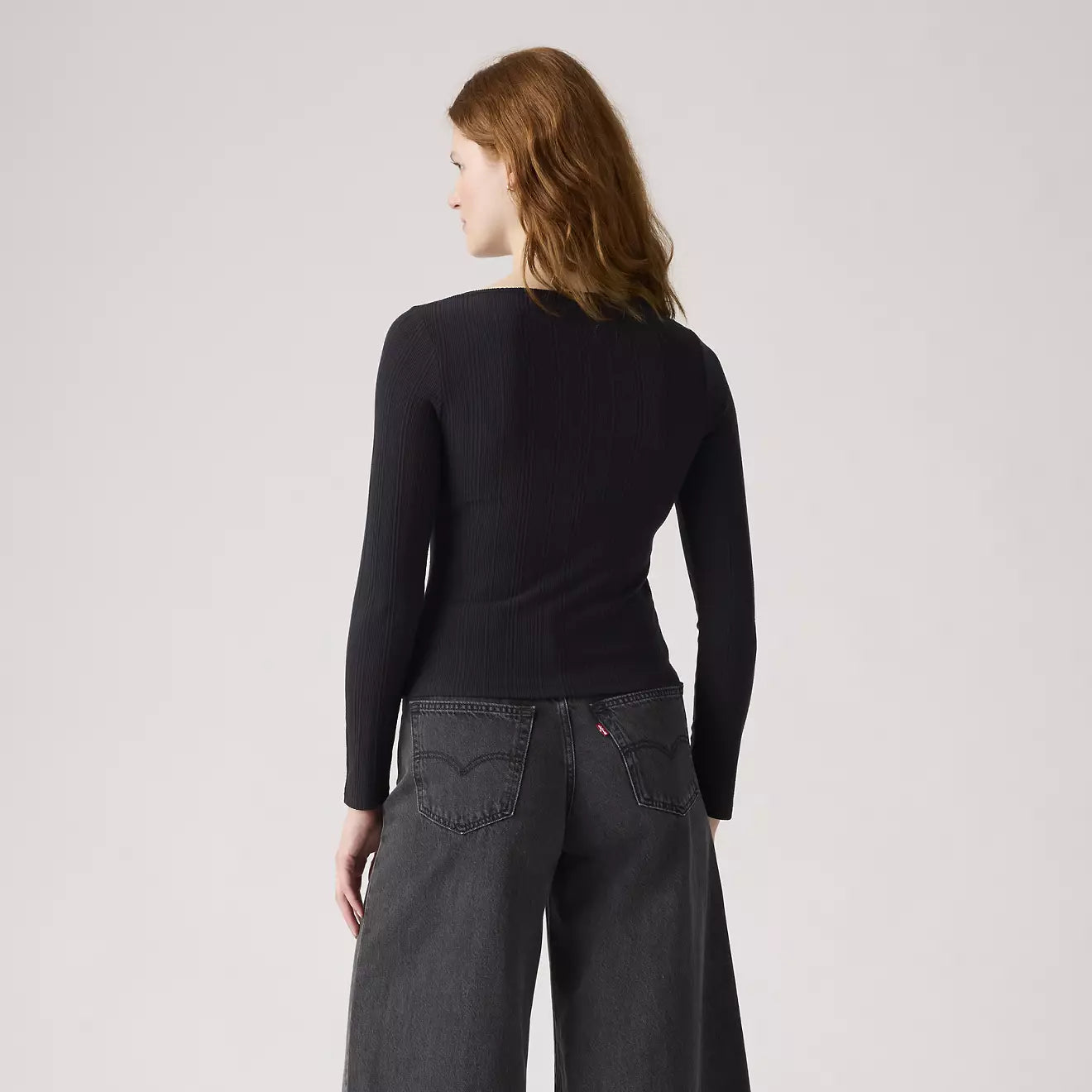 levi's® dry goods supersoft 超柔軟長袖 t恤 | 女裝   003Q10001XS- Black – Levi's 香港