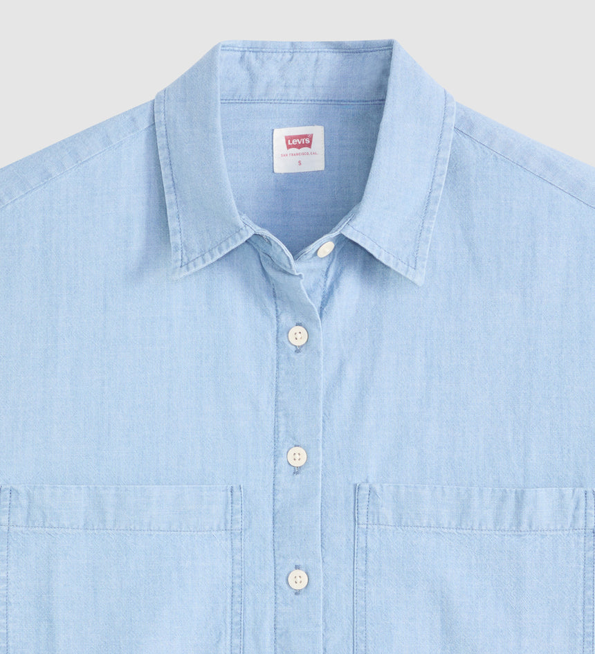levi's® women's harlie short-sleeve cropped shirt 003QI0000XS- Multicolor – Levi's Hong Kong